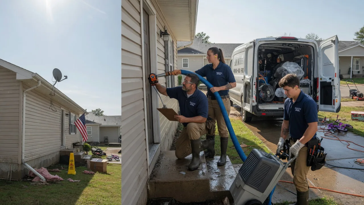 Ceiling Water Damage Restoration in Eddyville, IA near me